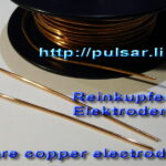 Rein Kupferdraht Elektroden