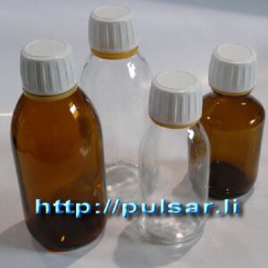 Glasflasche farblos - verre incoloré