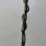 Zink Kupfer Elektroden verzwirbelt.